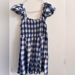 Old Navy - blue and white gingham dress!